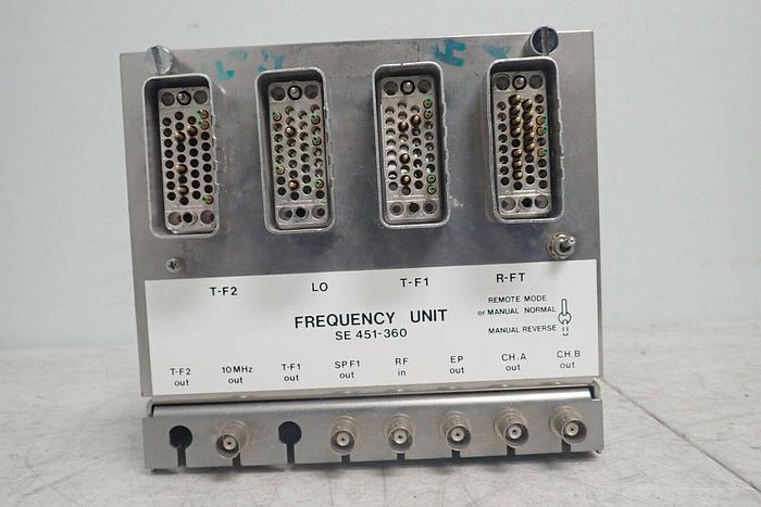 Used Bruker Frequency Unit Type SE 451-360