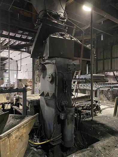 Used BRITISH MOLDING MACHINE QJS-230 JOLT SQUEEZE SHUTTLE LIFT (Sale pending)