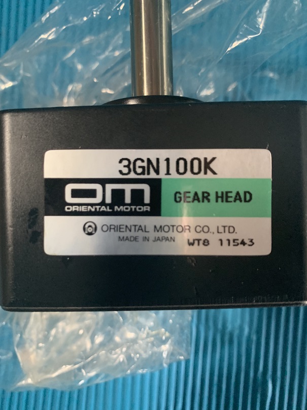 Used oriental motor gear head 3gn100k