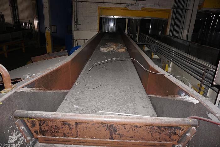 Used 50' LONG BELT CONVEYOR 48" WIDE