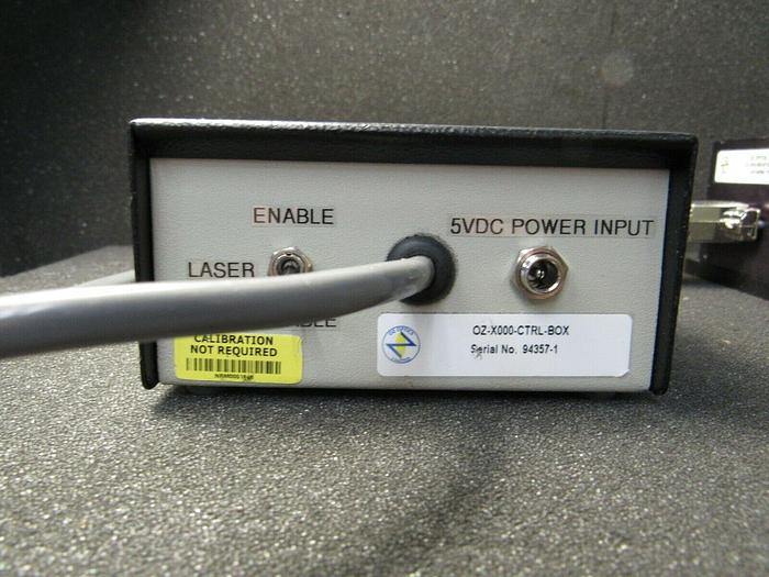 Used OZ OPTICS OZ-2000-830-5/125-S-40-3S-3.0.5-1 W/CONTROLER OZ-X000-CTRL-BOX