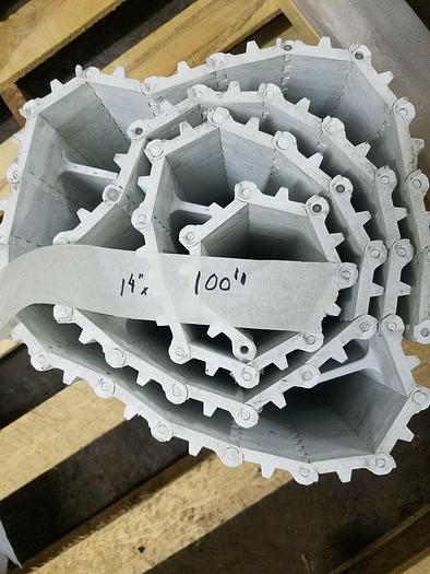Used Interalox conveyer belt 14" x 100"