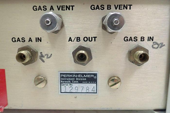 Used Perkin Elmer GSA Gas Selector w/ Cable ~ Made in USA