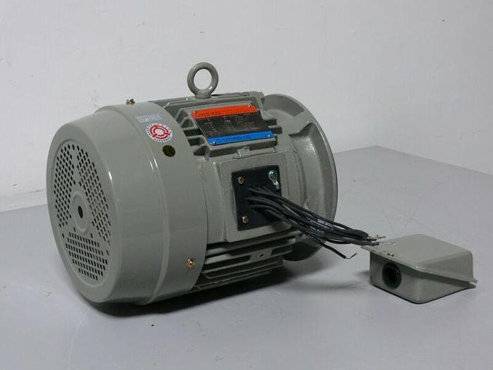 Used Tatung WH0034FCA 3HP Premium High Efficiency 3 Phase Induction Motor