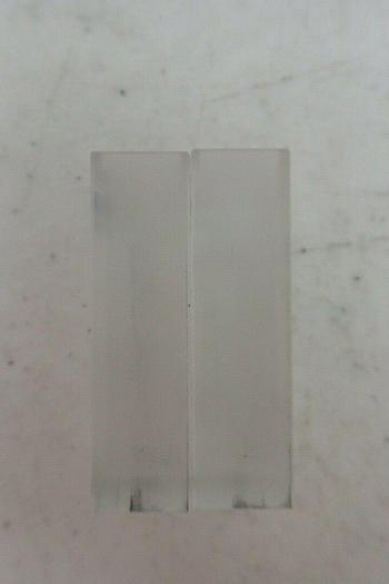 Used Pack of 2 Fisher Scientific 283 QS 1.000 14-385-928A Quartz Micro Cells Cuvettes