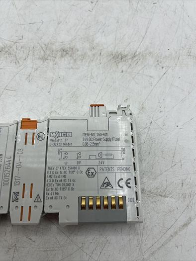 Used WAGO 750-601, Power Supply Module Fuse 24VDC