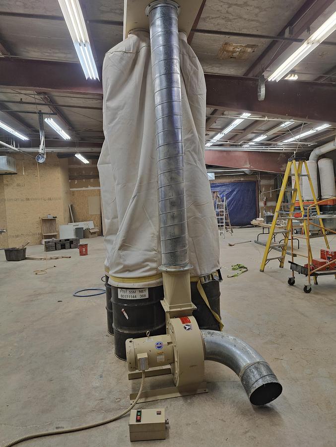 Used Murphy Rodgers MRT-10A, 7.5HP Dust Collector, Plenum, Bags, 3PH