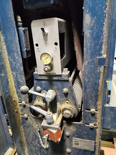 Used AEM 37 Inch 1 Head Sander, 3PH, Model 370 NB HD CH, Needs Rebuilding, Broken or missing parts