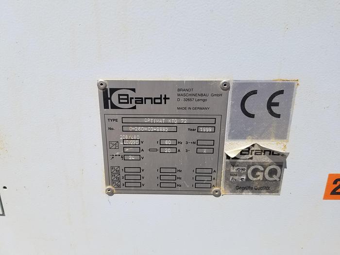 Used Brandt Contour Edgebander KTD 72, 1999, 230V, 3PH