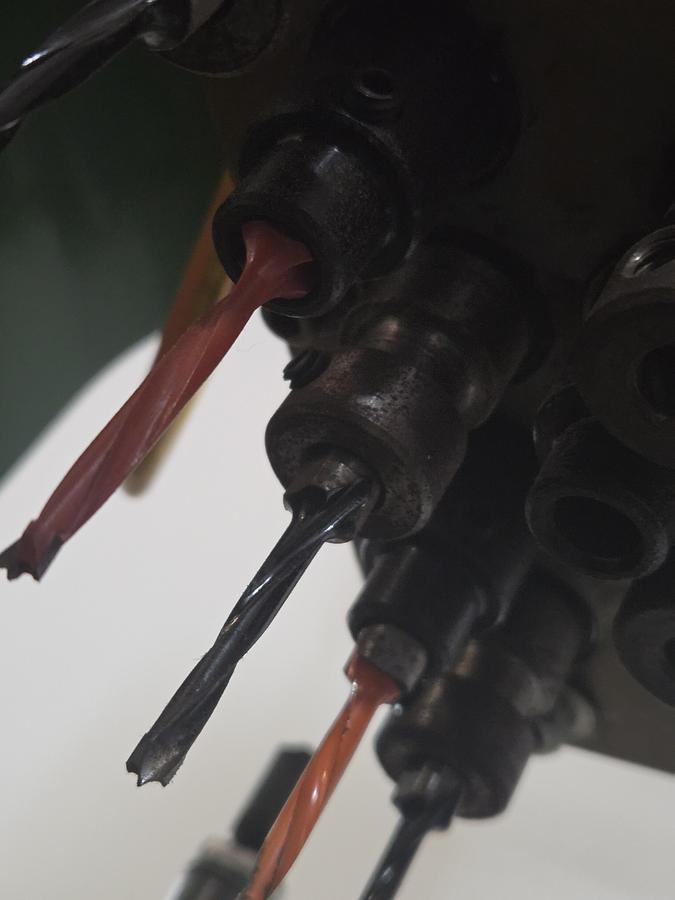 Used Grass Hinge/Boring Insertion Machine, 5 Spindle, 32MM, Vertical Head, 1HP, 3PH