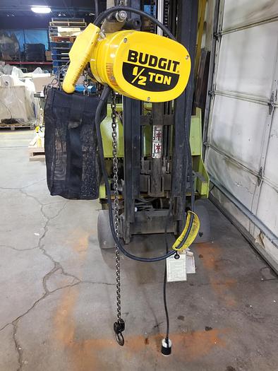 Used Budgit 1/2 Ton Electric Lift, 480V, 3PH