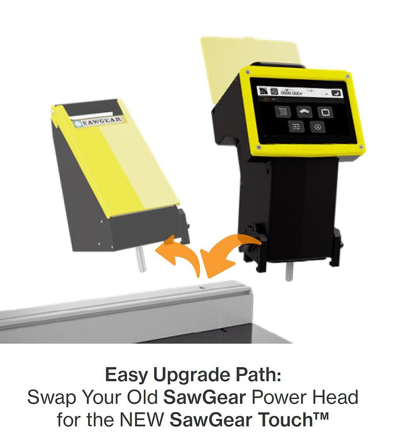 SawGear Touch 8’ Capacity Automated Digital Stop Positioner, 110V, 1PH