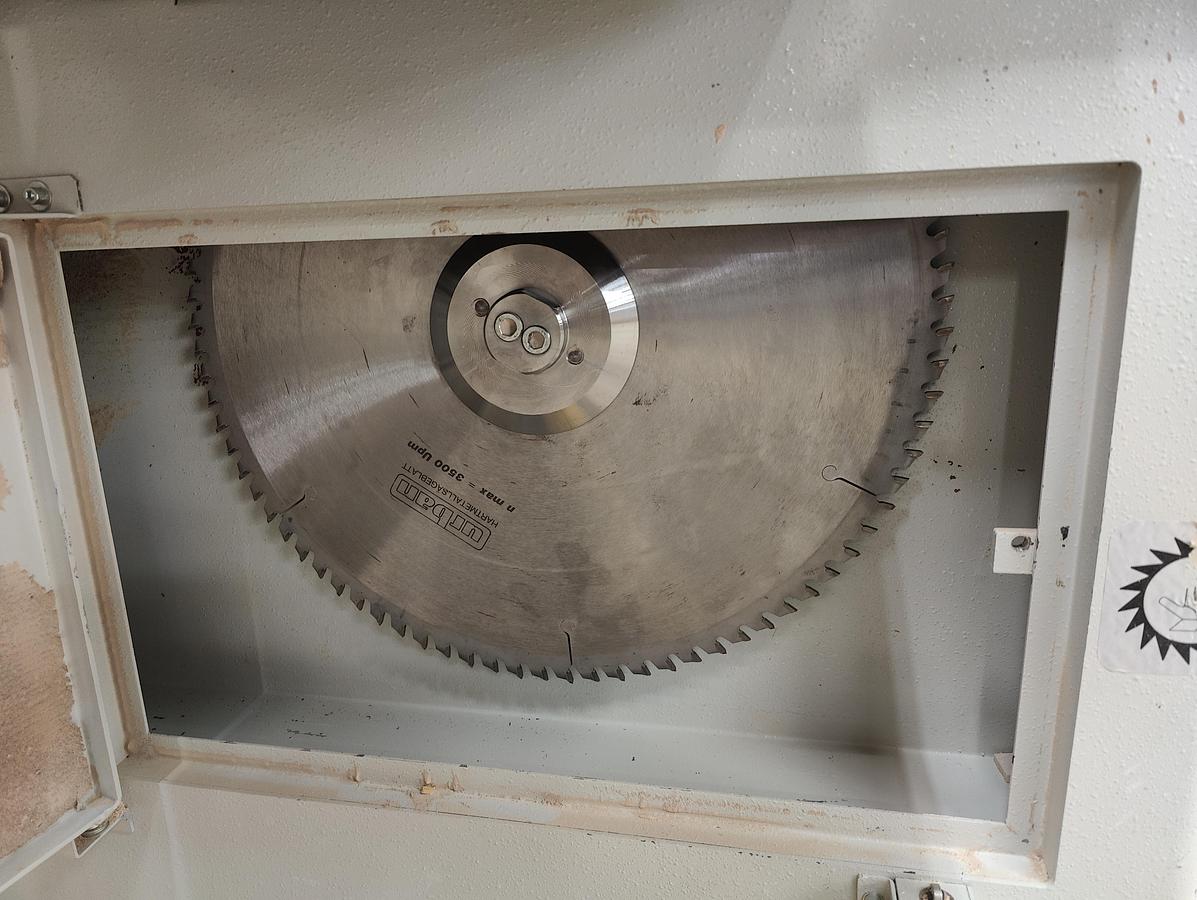 Used Stromab TR450 Upcut Saw With Tigerstop TS10 Digital Stop w/optimizing