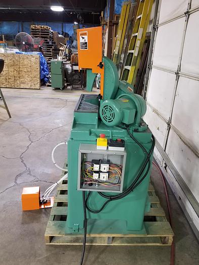 Refurbished Pistorius MN-200 Double Miter Saw, 12" Blade Cap. 2 5/8" x 3 5/16" Cutting Cap.