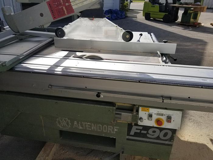Used Altendorf F90, 1987, Cleaned, Checked, 10ft Capacity, 3PH
