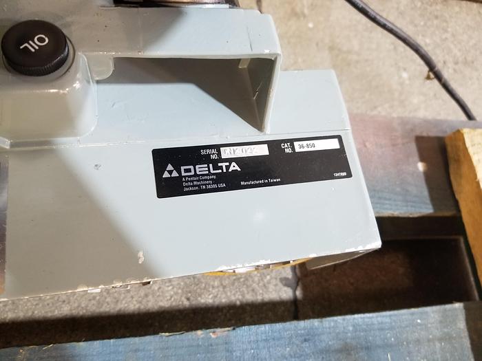 Used Delta 36-850 Mini 3 Wheel Feeder for parts