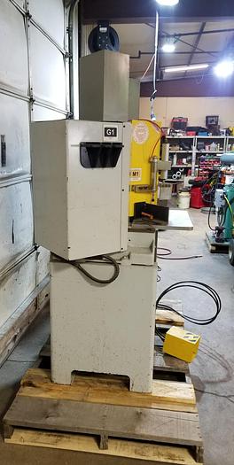 Used Pistorius MN-302S, 14" Toe Kick / Notching Saw, High Capacity Rail Style Heads, Reconditioned, 3PH