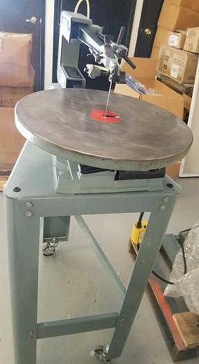 Used Delta 40-640 20" Variable Speed Scroll Saw, Quick Change Blade, 1992, 115V, 1PH