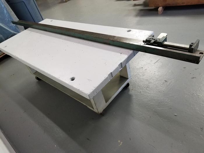 Pistorius Heavy Manual Quick Adjusting Stop and Rack Metal Ledge, L to R Orientation