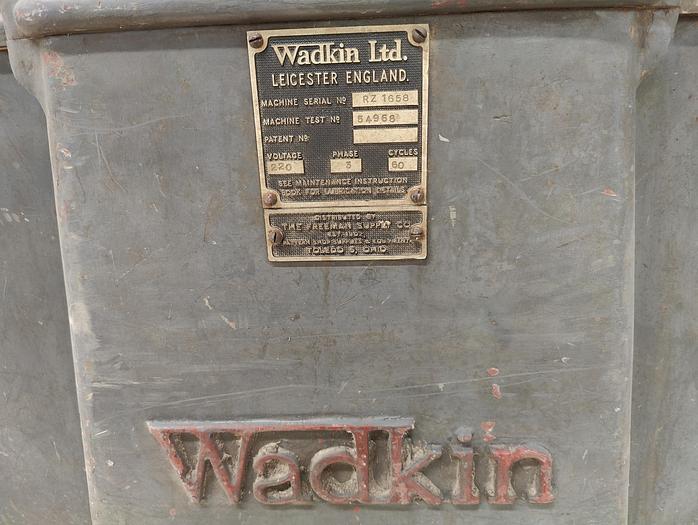 Used Wadkin RZ 16" Jointer, 1954, 73" Long Bed, Coming to Warehouse Soon