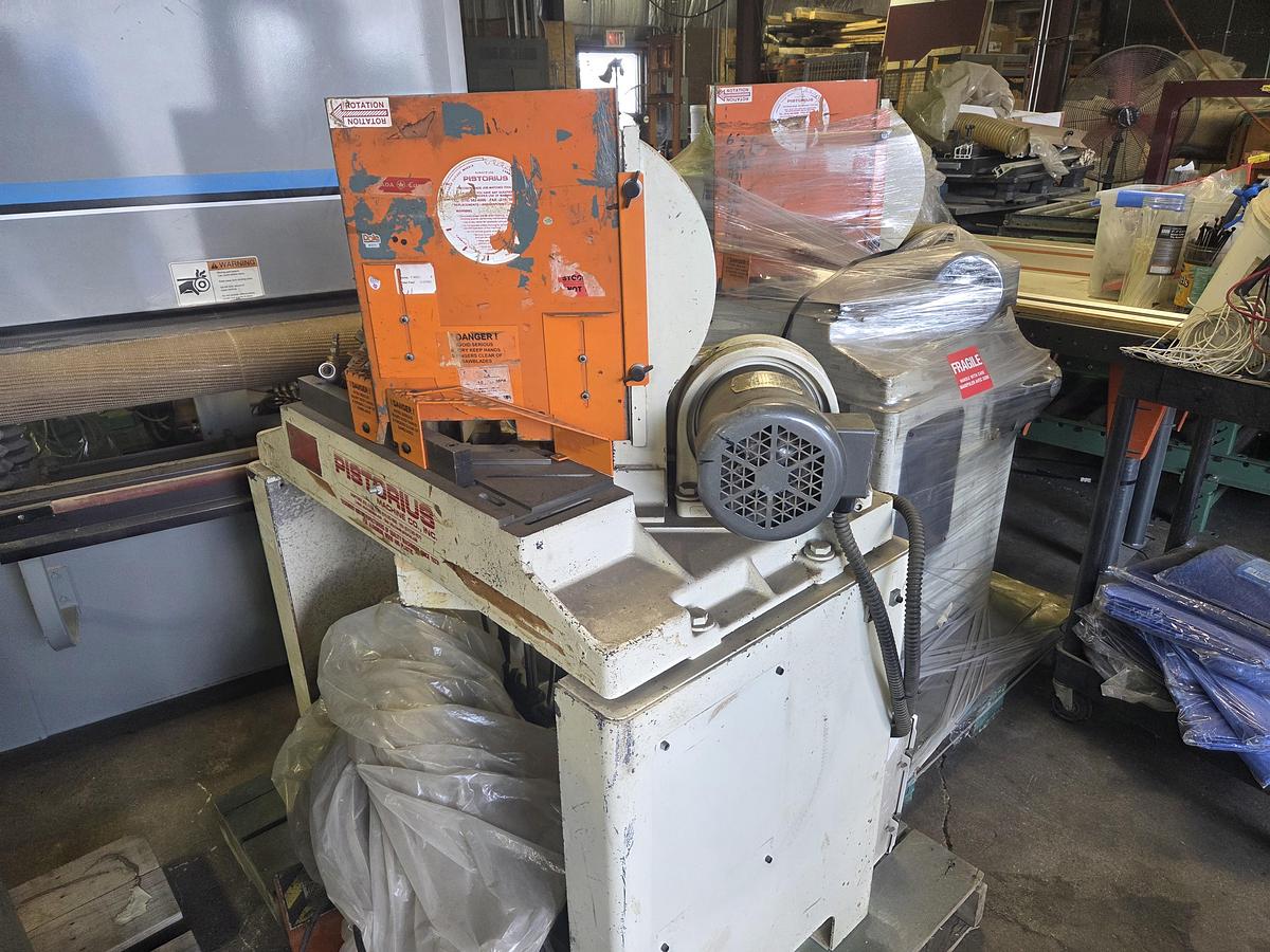 Refurbished Pistorius MN-300 Double Miter Saw, 14" Blades, Reconditioned