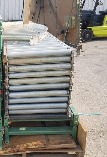 Used 10ft Light to Medium Duty Conveyor, 24" Wide Rolls