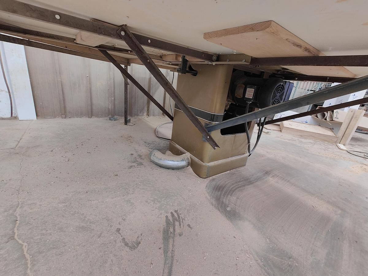 Used Powermatic 66 10 Inch Capacity Table Saw with 52 Inch Fence, 1988, 5HP, 3PH, 230V, Cleaned, Checked, New Belts