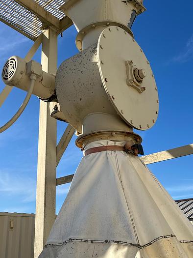 Used Murphy Rodgers Model MRSE Dust Collector, 14" RAL, Auto Shaker, 520 Ft. Filter Area, 63filter Baghouse