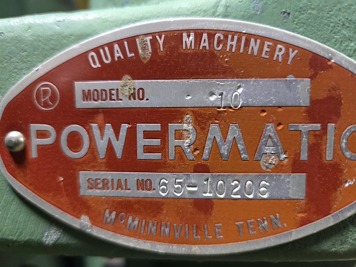 Used Powermatic 10 Hollow Point Chisel Mortiser