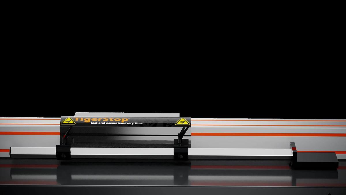 TigerStop 10’ 110V Automated Stop Positioner and Material Pusher TS10