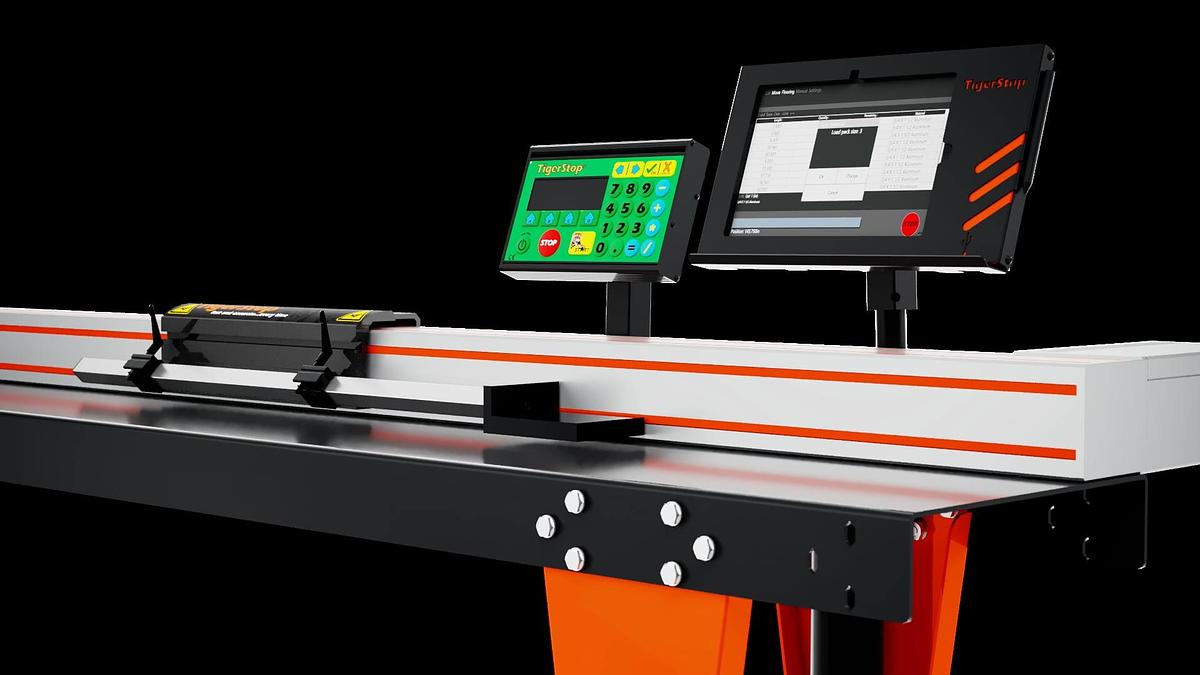 TigerStop 10’ 110V Automated Stop Positioner and Material Pusher TS10