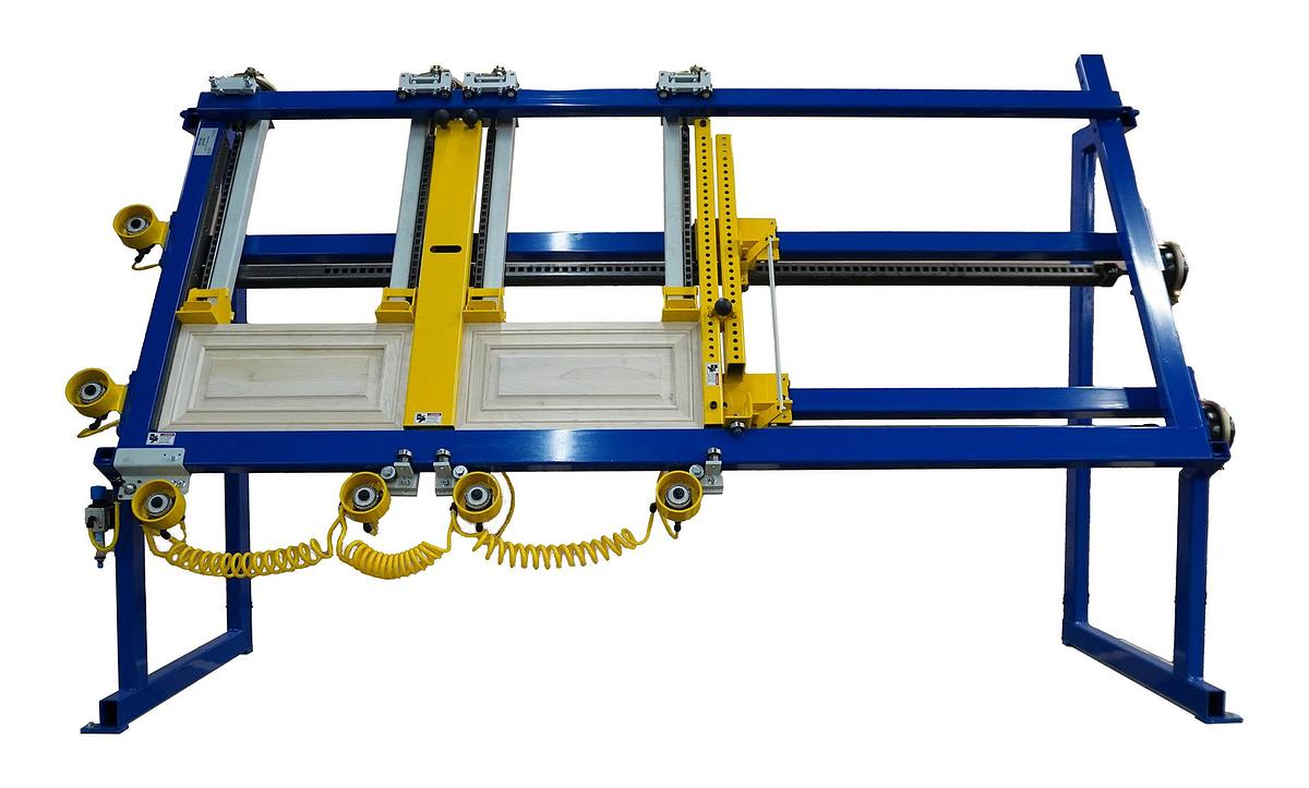 JLT 717C-CHBB Large Capacity Double Miter Door Clamp
