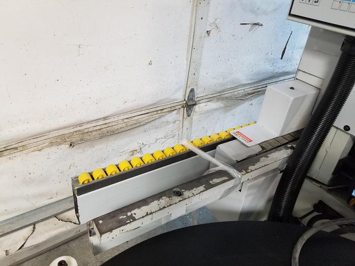 Used Brandt KD56 Edgebander, 0.4-3mm Coil/Strip Cap., 2002, Cleaned, Checked