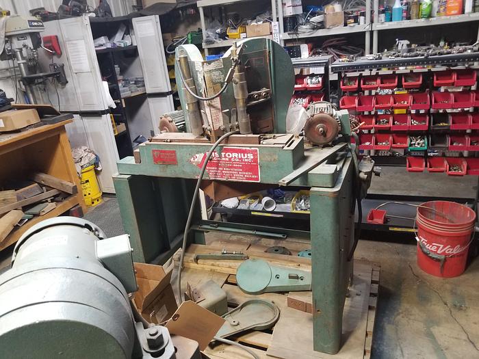 Refurbished Pistorius MN-200 Double Miter Saw, 12" Blade Cap. 2 5/8" x 3 5/16" Cutting Cap.