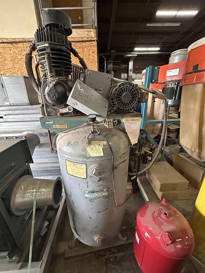 Used Speed Air 2 Stage Compressor w Rol-air 80 Gal tank