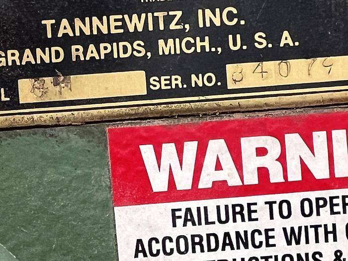 Used Tannewitz 36" Band Saw