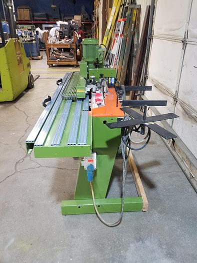 Used Virutex EB25 Edgebander, Hot Air Bander, 220V, 1 Phase, For Pre-glued PVC, Melamine and Veneer