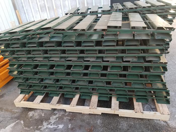 Used Drop in Solid steel Shelf / Decking for Pallet Racking