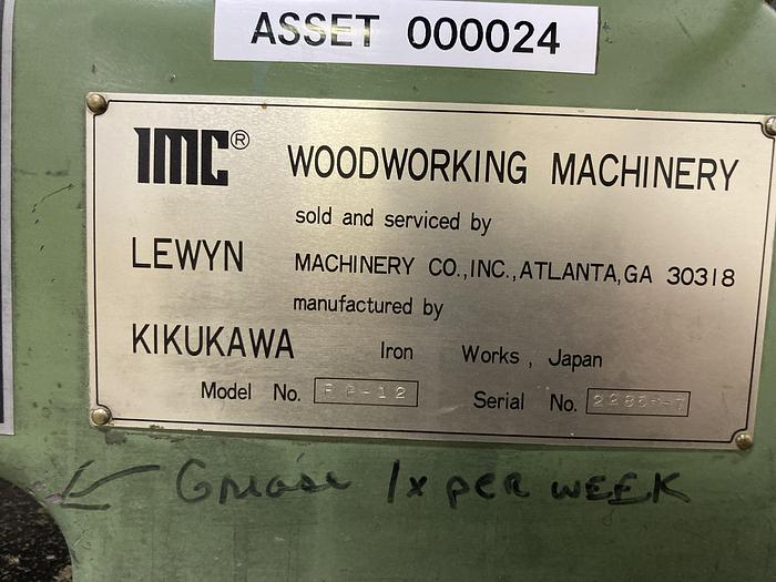 Used IMC / Kikukawa RP-12, 12" Compact 10HP Rip Saw