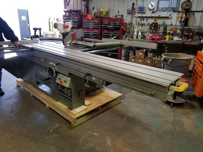 Used Altendorf F45 Sliding Table, Tilting Arbor Panel Saw, 10Ft Cap., 3PH