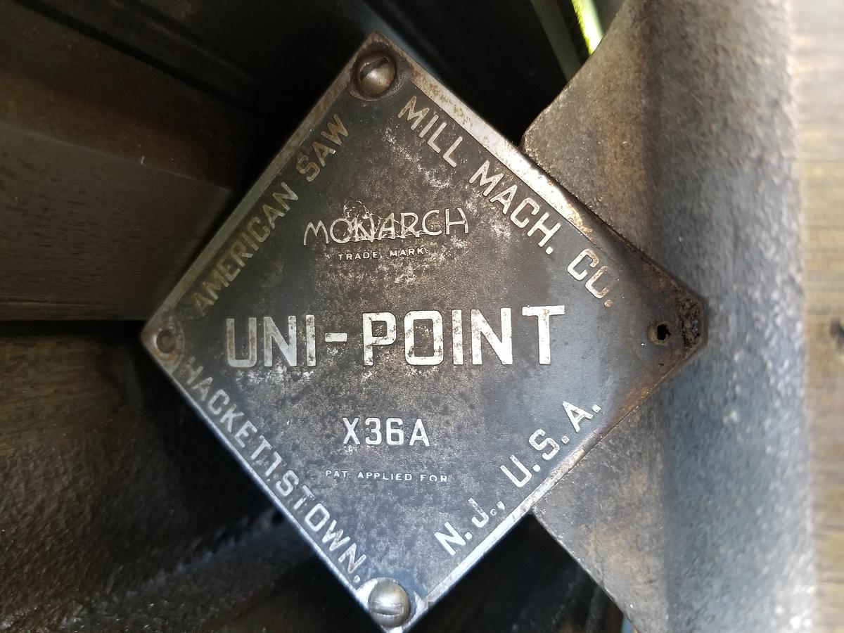 Used Northfield 16" Unipoint Radial Arm Saw, American Saw Mill Machinery Co. / 1944 Monarch, 5HP, 3PH