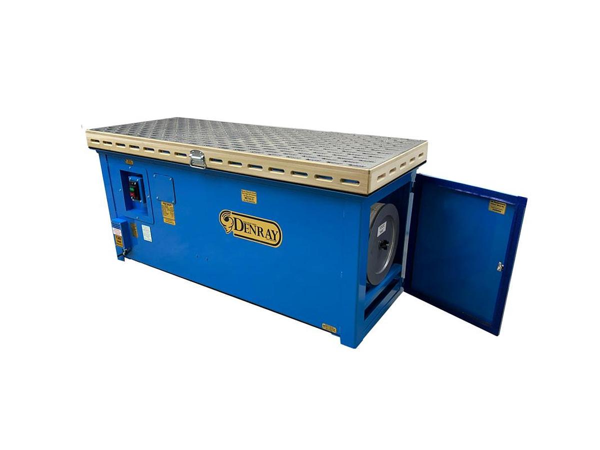 Denray 2872B, 2HP, 3000CFM, Push Button Cleaning of Filters, .5 Micron Filtration, 72 Decibel Operation