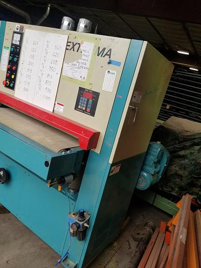 Used Extrema 37" 1 Head Sander, Cleaned, Checked,