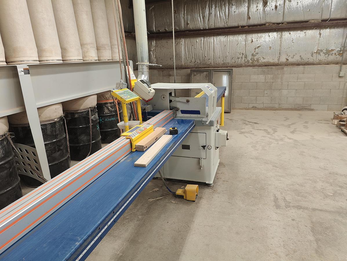 Used Stromab TR450 Upcut Saw With Tigerstop TS10 Digital Stop w/optimizing