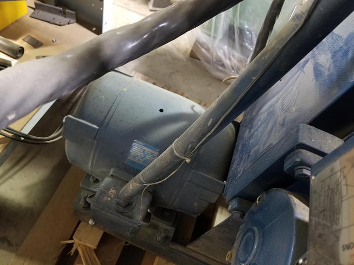 Used AEM 37 Inch 1 Head Sander, 3PH, Model 370 NB HD CH, Needs Rebuilding, Broken or missing parts