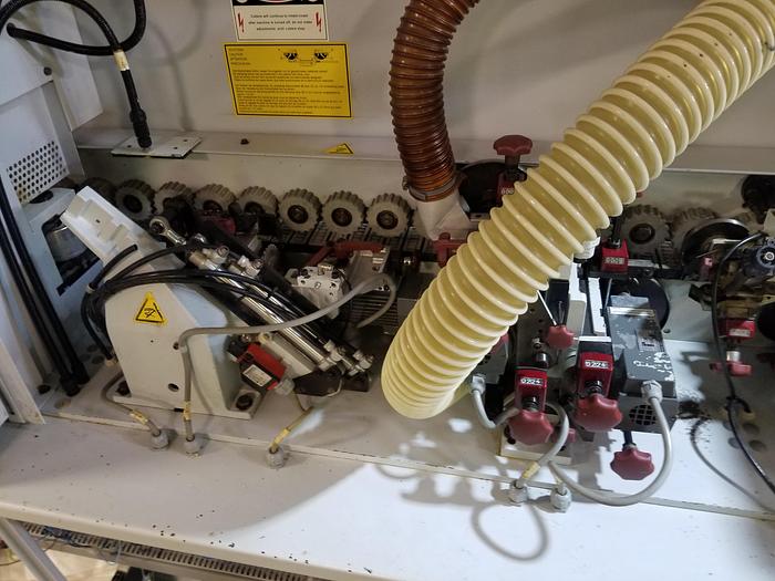 Used Brandt KD56 Edgebander, 0.4-3mm Coil/Strip Cap., 2002, Cleaned, Checked