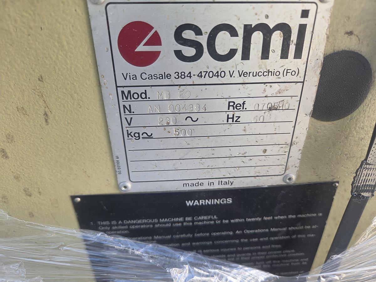 Used SCMI MB 29 Boring Machine, 2000, Cleaned Checked 