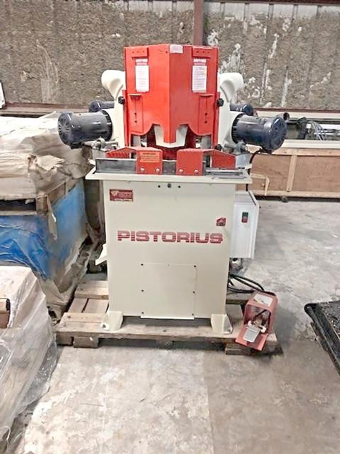 Refurbished Pistorius EMN-14 Double Miter Saw, 14" Blade Capacity, 230/460V, 3PH, Reconditioned