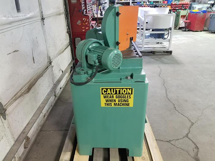 Refurbished Pistorius MN-200, 12" Blade Cap. Double Miter Saw, Refurbished 2023, (2) 1.5HP motors, 230V, 3PH