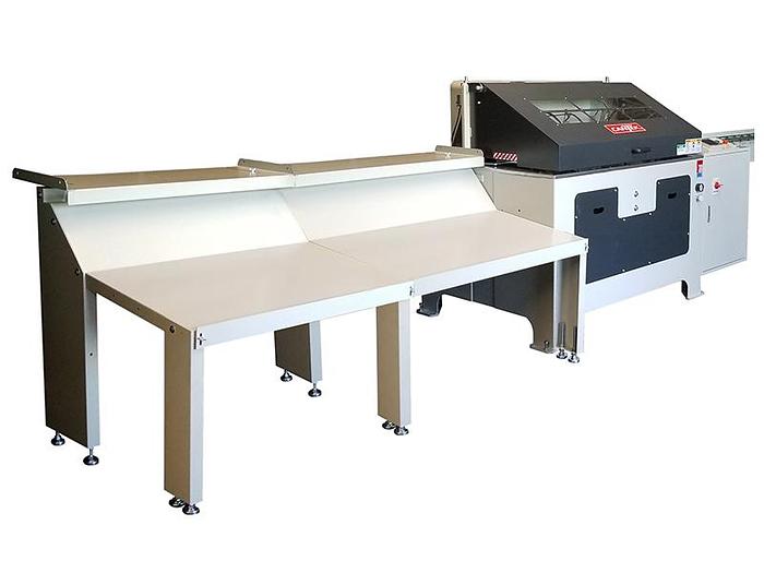 Cantek EM12 Continuous Throughfeed End Matcher, 10HP Motors, 3PH, 12" width Capacity, 1.38" Height Capacity